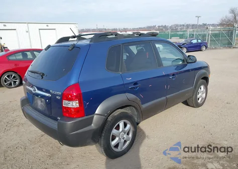 2005 Hyundai Tucson Gls/Lx from USA, damaged, VIN KM8JN72D05U187217